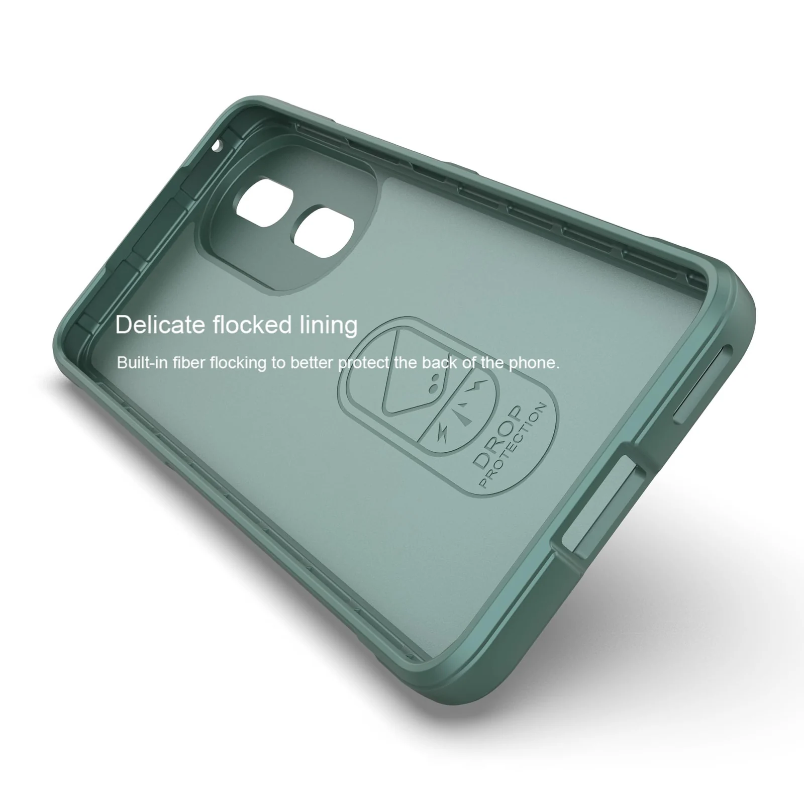 DL3 Mobilak Rugged Protective Case for Honor 90 5G, Camera protection, Shock-absorbing protection, Non-slip grip - Green