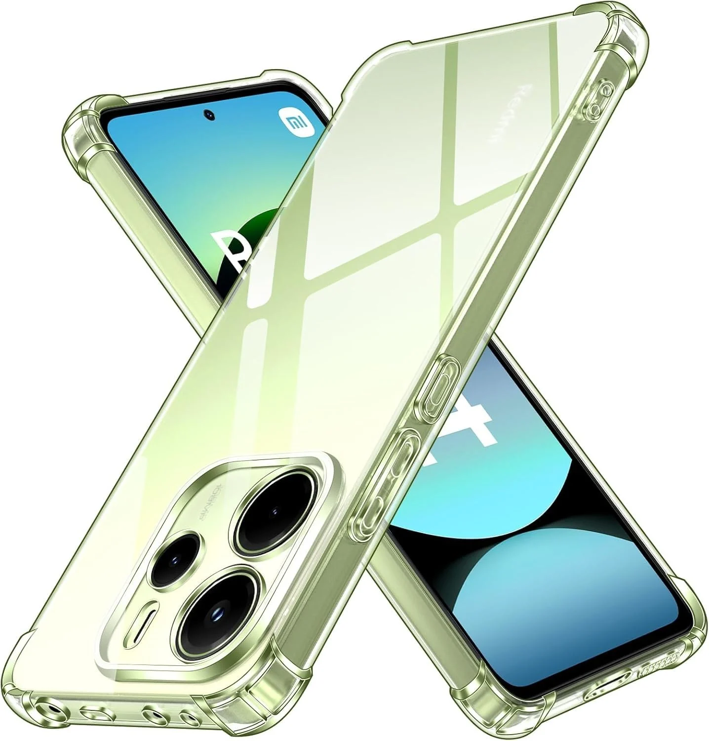 DL3 Mobilak Clear TPU Protective Case for Xiaomi Redmi Note 14 4G with Camera Protection and Shockproof Design - Clear