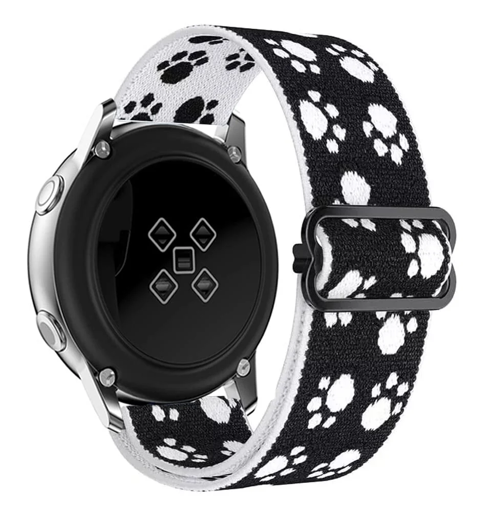 DL3 Mobilak Strap Nylon Loop 20MM Band For Samsung Galaxy Watch 7/6/5/4 40mm 44mm/Watch 5 Pro 45mm/S2 classic/active 2 40mm 44mm/Amazfi GTS 2/2e/3/3 Pro/4/GTS 2 Mini/3 Mini/4 Mini/Bip 3