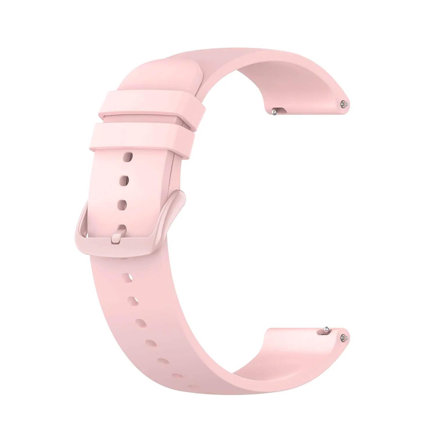 DL3 Mobilak Silicone Buckle Band 22MM Strap For Xiaomi Redmi Watch 5 Active/5 Lite/Samsung Galaxy Watch 3 45mm/Watch 46mm/Gear S3/Huawei watch GT5 GT4 GT3 GT2 GT 46MM/GT2E/GT3 Pro GT 5 Pro - Pink