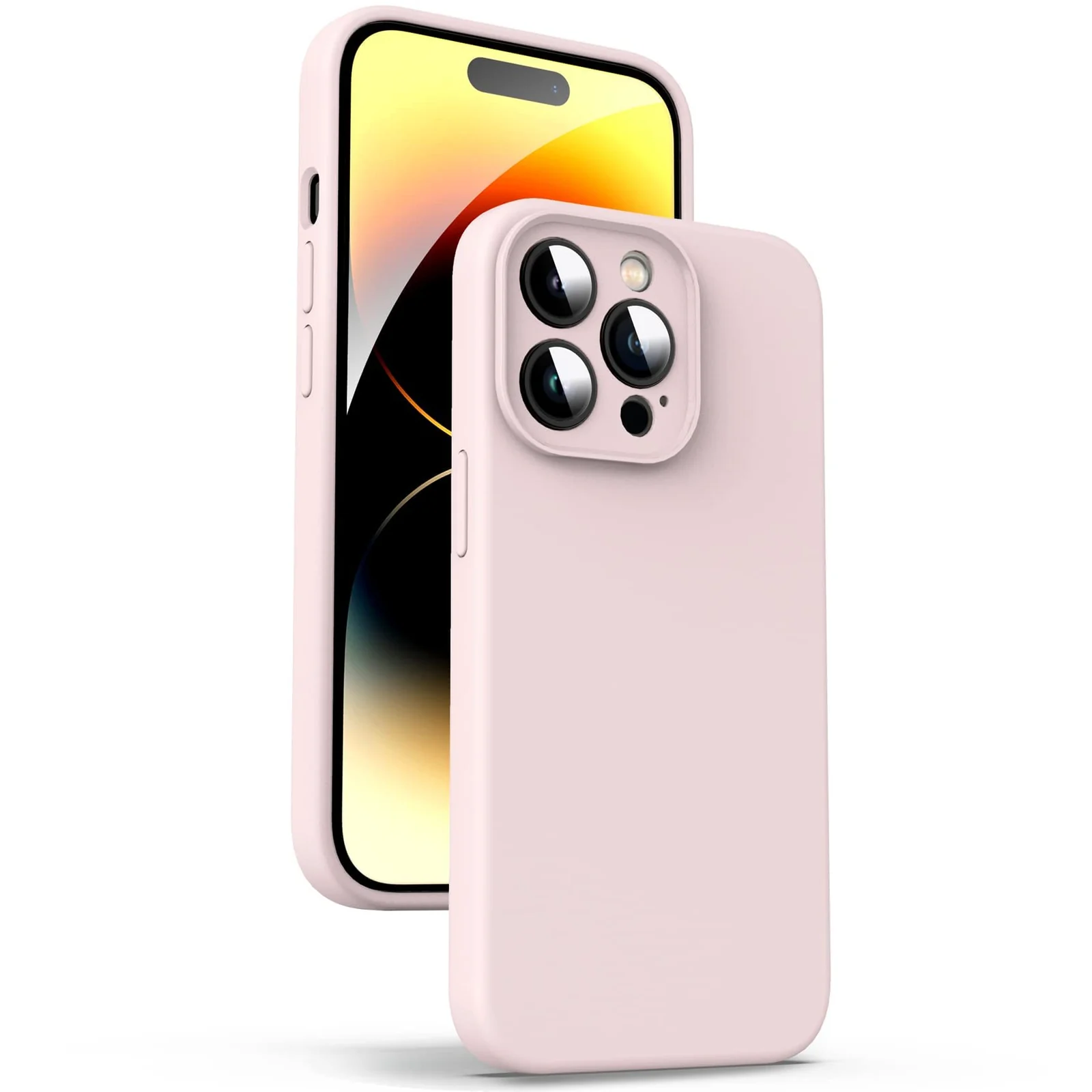 Dl3 Mobilak Liquid Silicone Case for iPhone 11 Pro Max, [Camera Protection] [Anti Fingerprint] [Wireless Charging] 4 Layer Phone Case Protective Cover, Built-in Microfiber Cover, 6.5 Inch (Wine Red)