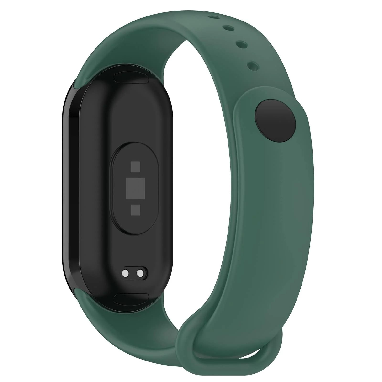 DL3 Mobilak Band Compatible with Xiaomi Mi Band 10/9/8 Replacement Strap, Silicone Skin-Friendly Wrist Strap Adjustable Sports Wristbands for Women Men Xiaomi Smart Band 8/9/10 - Green