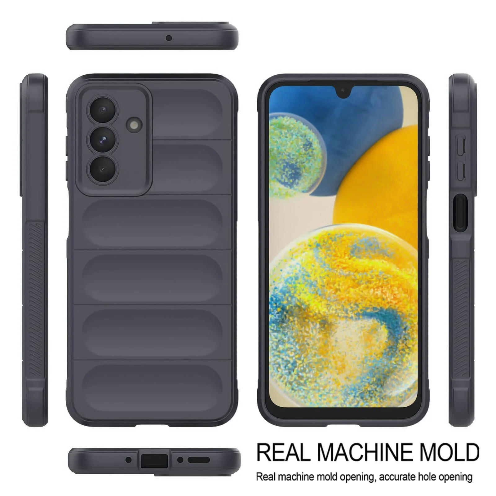 DL3 Mobilak Rugged Protective Case for Samsung Galaxy A26, Camera protection, Shock-absorbing protection, Non-slip grip - Dark Gray