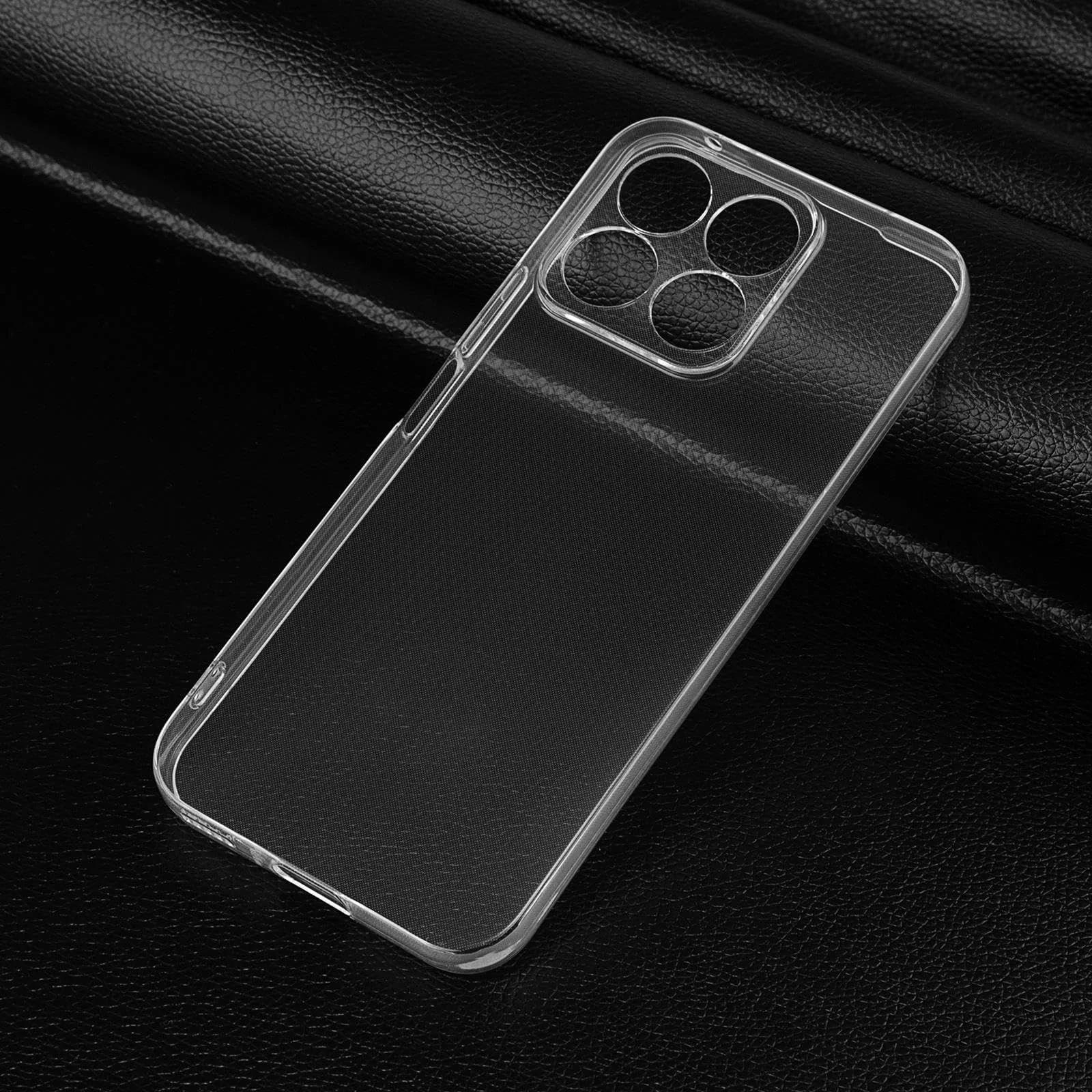 DL3 Mobilak Case Compatible with Honor X8B Case Crystal Soft TPU Gel Case Flexible Silicone Anti-Scratch Camera Protection TPU Cover - Clear