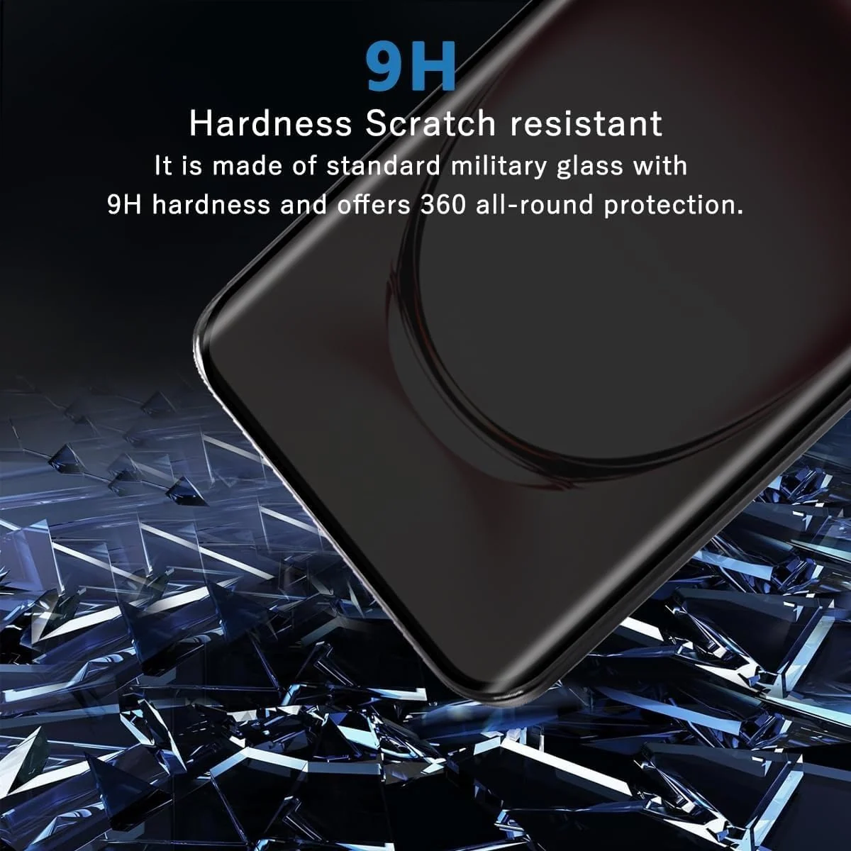 DL3 Mobilak Screen Protector for OPPO Reno 12 5G UV Glass Fingerprint Reader Support 3D Curved Anti-Spy Tempered Glass Screen Protector - Privacy