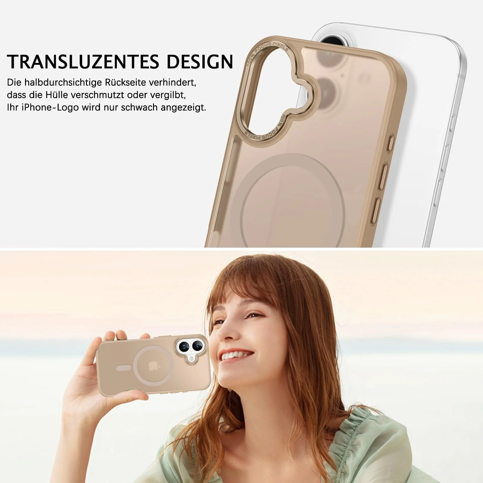 DL3 MOBILAK Protective Phone Case for Apple iPhone 17 - Desert