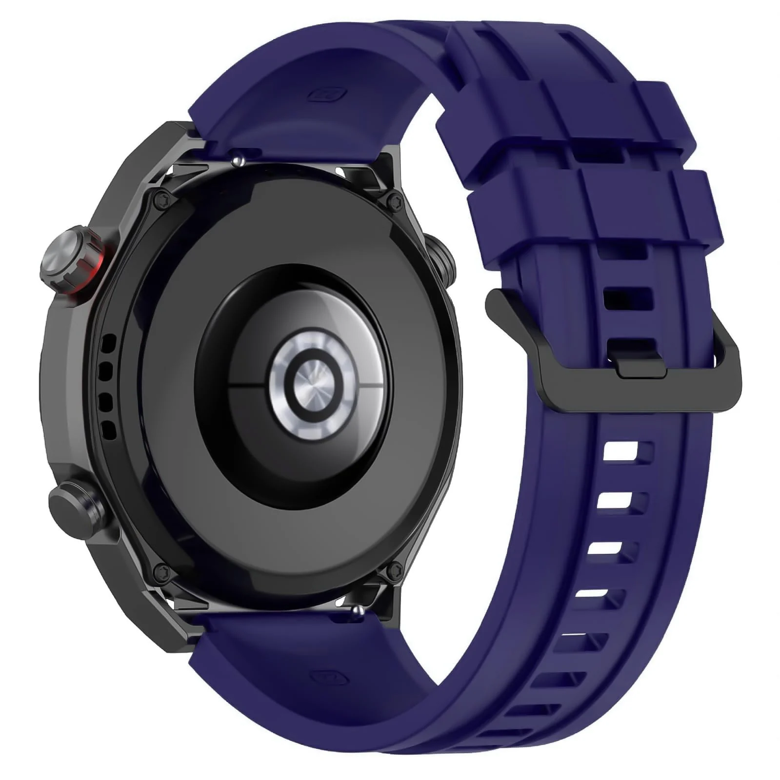 22MM Band Compatible with Huawei Watch GT7 GT6 GT5 GT4 46MM/Watch 4 3 Pro/GT7 GT6 GT5 GT4 Pro/Watch 4 3/GT3 46mm/GT2 46mm/GT 2e/GT Runner, 22MM Silicone Replacement Wristband Strap - Navy Blue