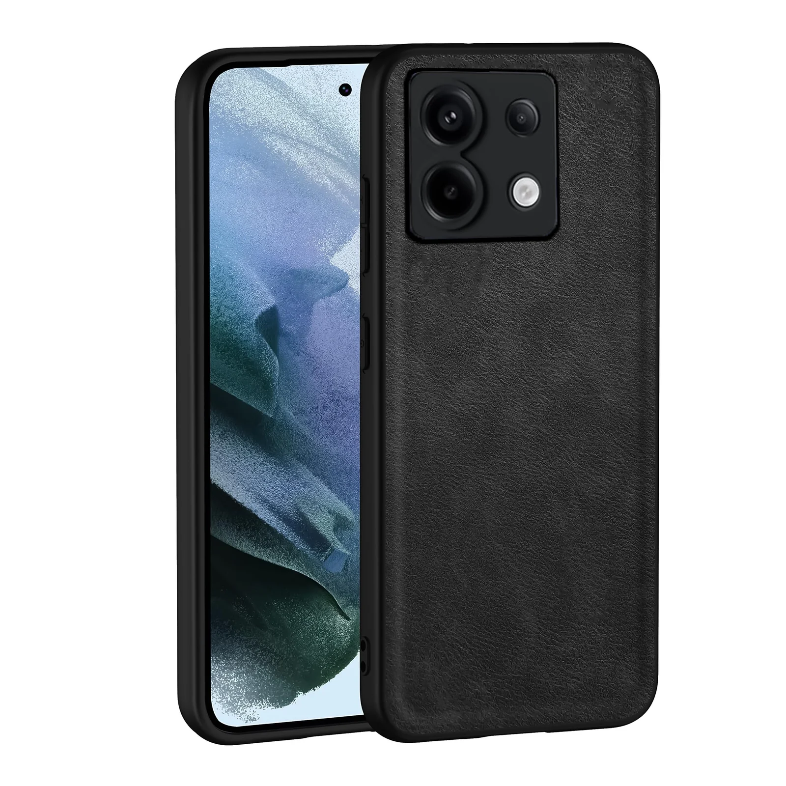 Dl3 Mobilak Case for Xiaomi Redmi Note 13 Pro Leather Case,Anti-Drop, Anti-Shock, Non-Slip Texture,Simple Cell Phong Cover (Havana)
