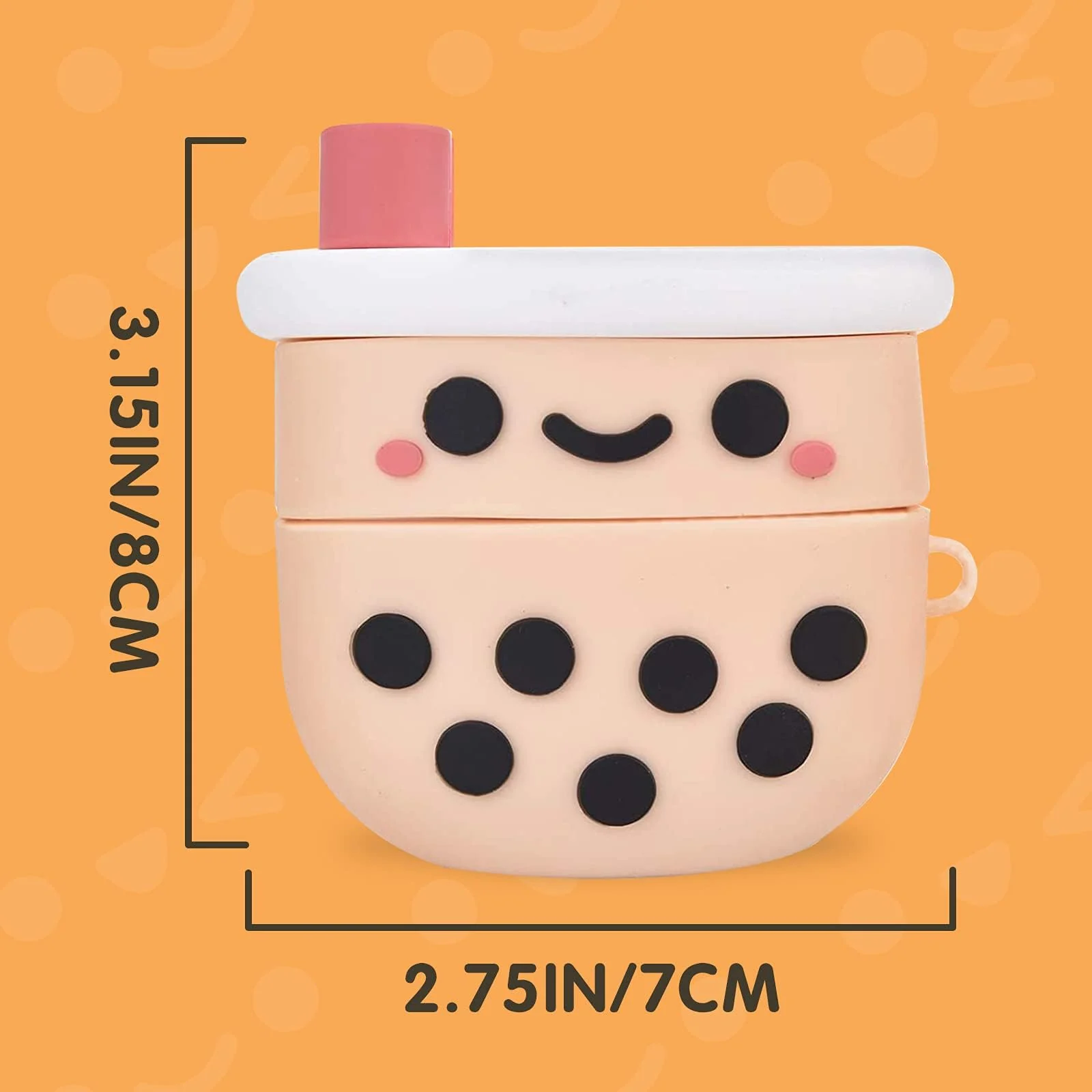 DL3 Mobilak For AirPods 3 Case Soft Silicone Shockproof Cover for Apple AirPods 3rd, New 3D Cute Cartoon Creative Fun Case Skin with Keychain Design for Air pods 3rd Charging Case - Style 9