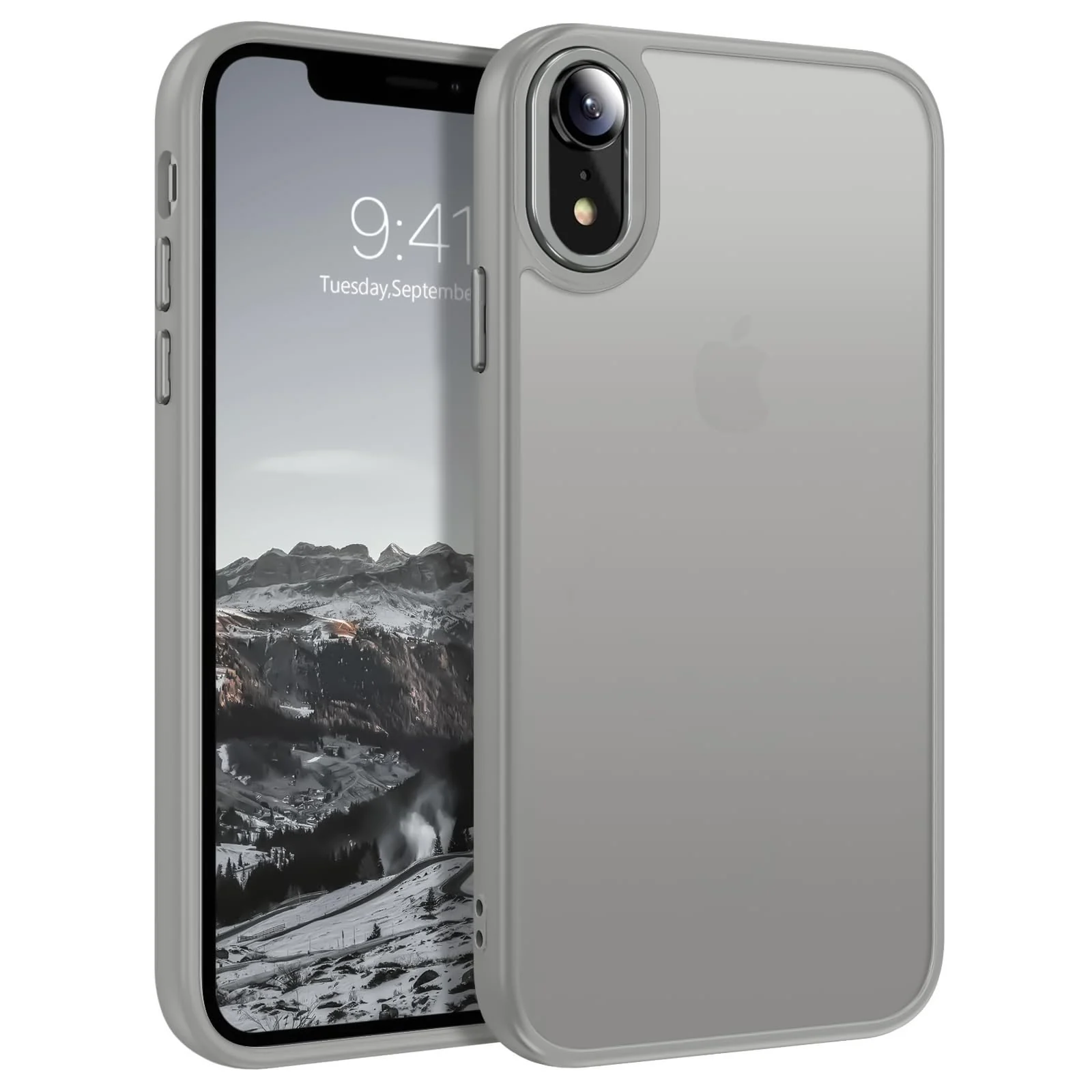 Dl3 Mobilak Case for iPhone XR Case Magnetic Translucent Matte Phone Cases Thin Slim Fit Shockproof Bumper Protective Cover for Women Men Girls (Blue)