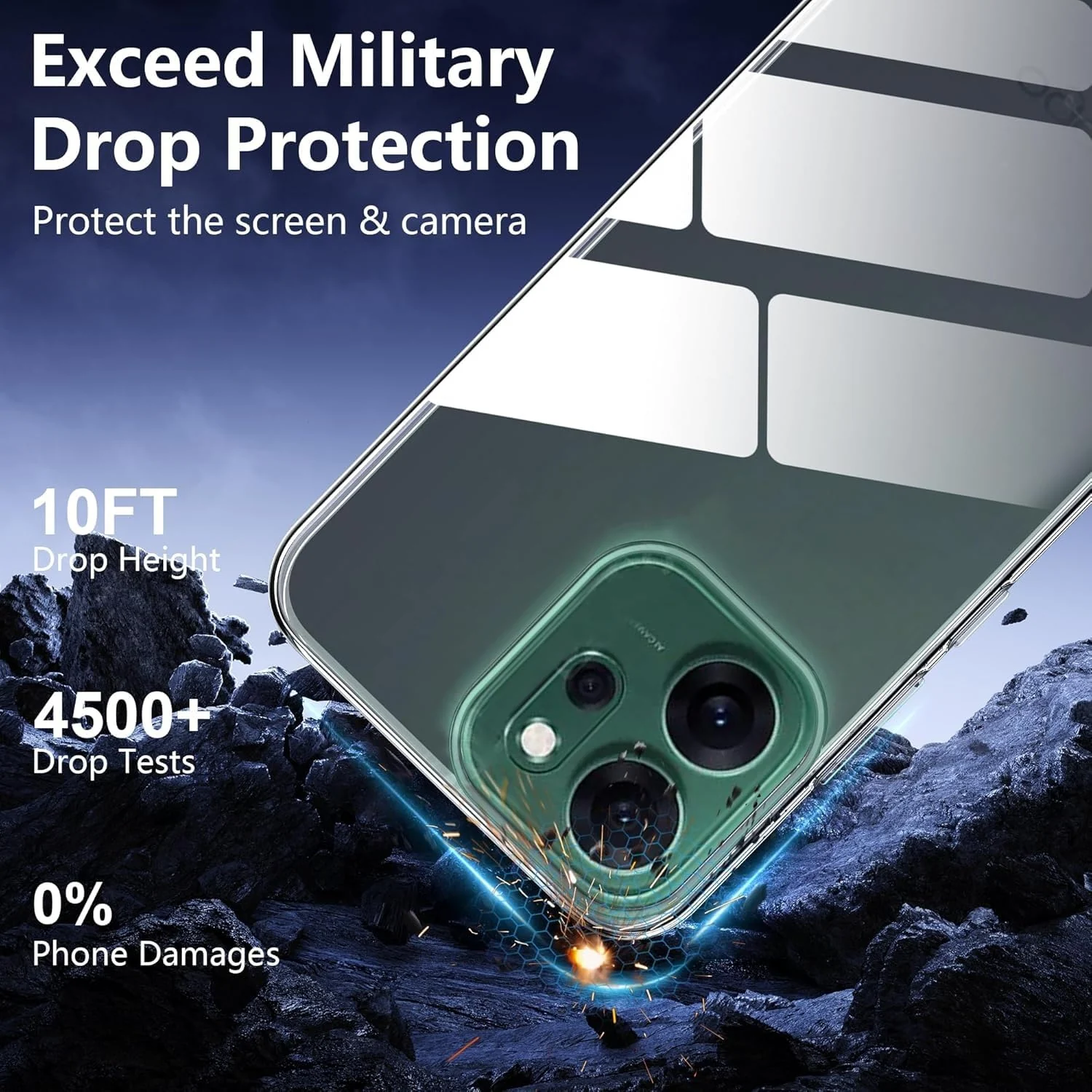 DL3 Mobilak Case Compatible with OPPO Reno 14 FS 5G / OPPO Reno 14F 5G Case Crystal Soft TPU Gel Case Flexible Silicone Anti-Scratch TPU Cover - Clear