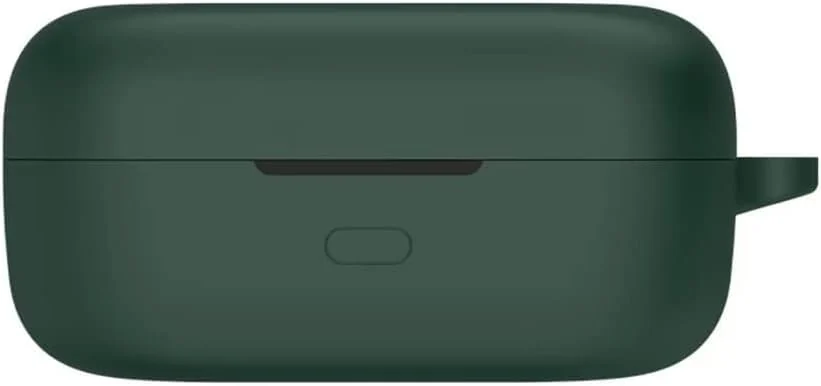 DL3 Mobilak Silicone Case Compatible with realme Buds Air 3S Earbuds, Soft Silicone Protective Case Cover, Shockproof Sleeve with Carabiner - Green