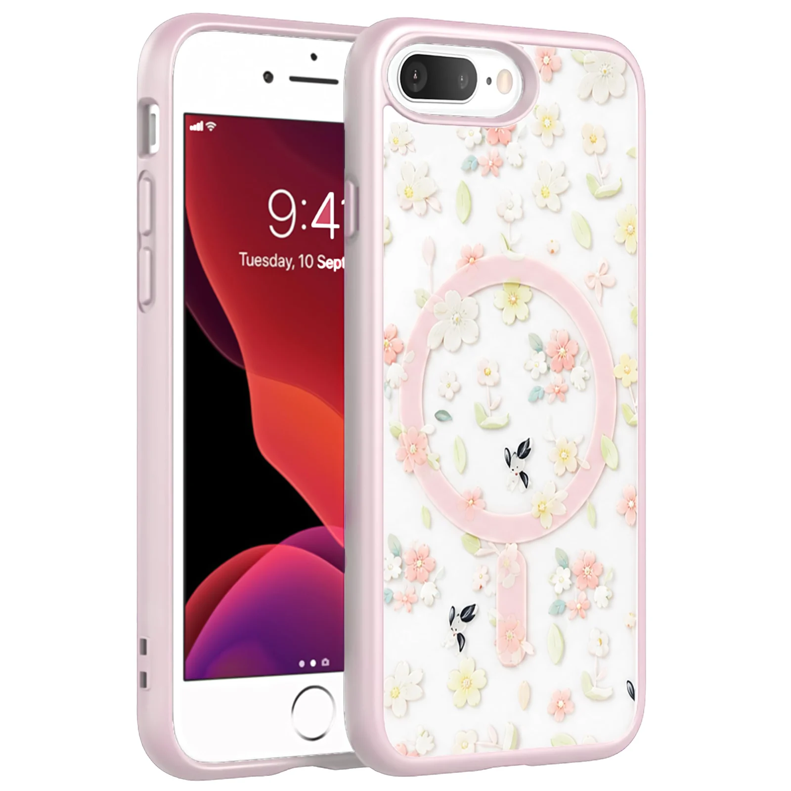 iPhone 7 Plus / iPhone 8 Plus — DL3 MOBILAK Clear Three-Layer Protective Phone Case for Apple iPhone 7 Plus and iPhone 8 Plus