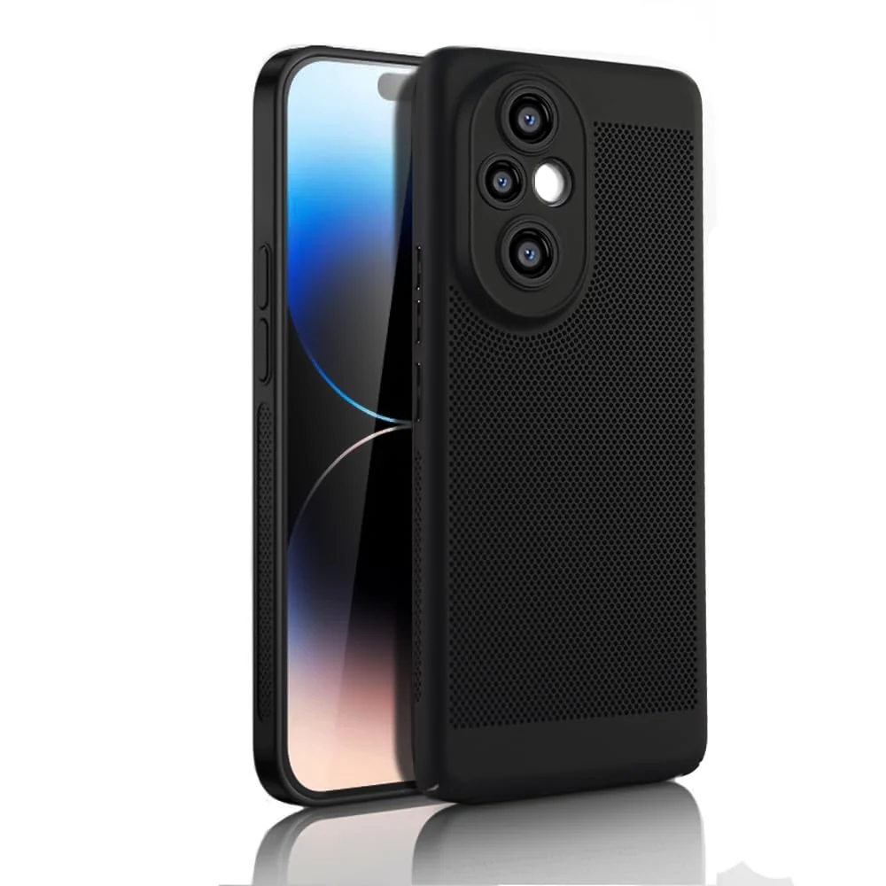 Honor 200 Pro 5G Heat Dissipation Case with Built-in Camera Lens Protector — DL3 Mobilak PC Protective Case for Honor 200 Pro 5G, Supports wireless charging, Camera protection, Shock-absorbing protection