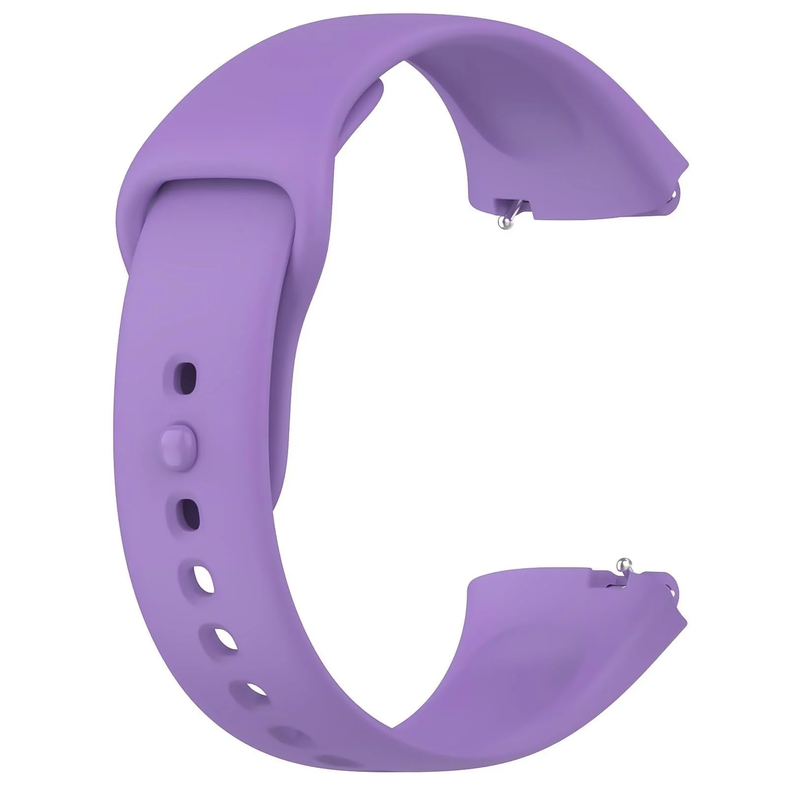 DL3 Mobilak Strap Silicone Compatible With Xiaomi Redmi Watch 3 Active/Redmi Watch 3 Lite, Sport Silicone Watch Band Wrist Strap, Bracelet Wristband Wrist Strap - Purple