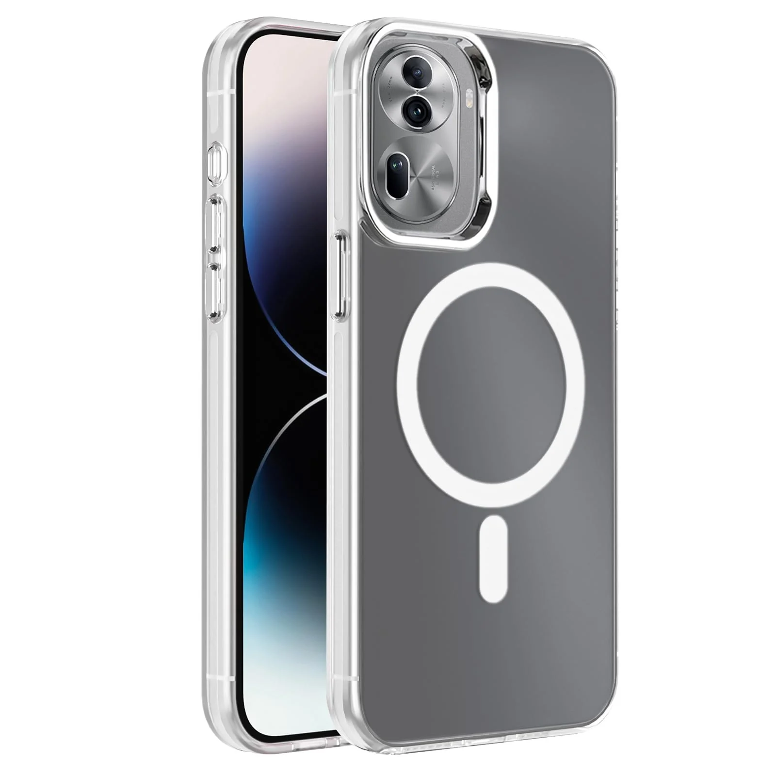 DL3 Mobilak Case For OPPO Reno 11 Pro 5G Case Crystal [Not Compatible with MagSafe] Soft TPU Gel Case Flexible Silicone Anti-Scratch TPU Cover - Clear