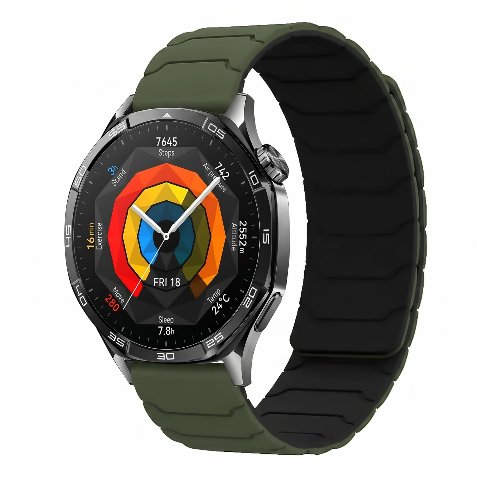 DL3 Mobilak 22mm Silicone Magnetic Strap for Xiaomi Redmi Watch 5 Active/5 Lite/Samsung Galaxy Watch 46mm/Watch 3 45mm/Gear S3/Huawei watch GT6 GT5 GT4 46MM/GT2E/GT6 Pro/GT 5 Pro/Amazfit GTR4