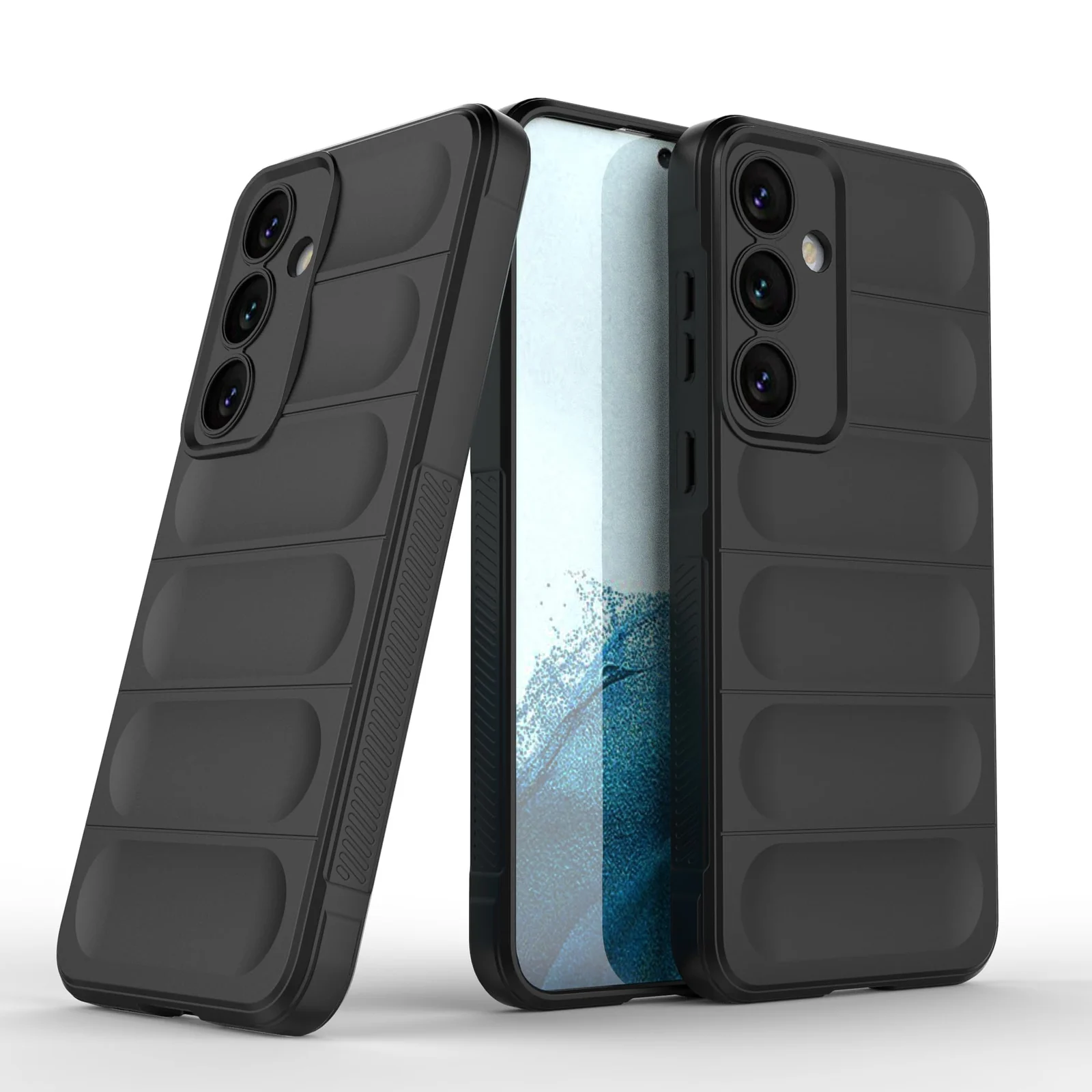 DL3 Mobilak Rugged Protective Case for Samsung Galaxy S24 + Plus 5G, Camera protection, Shock-absorbing protection, Non-slip grip - Black