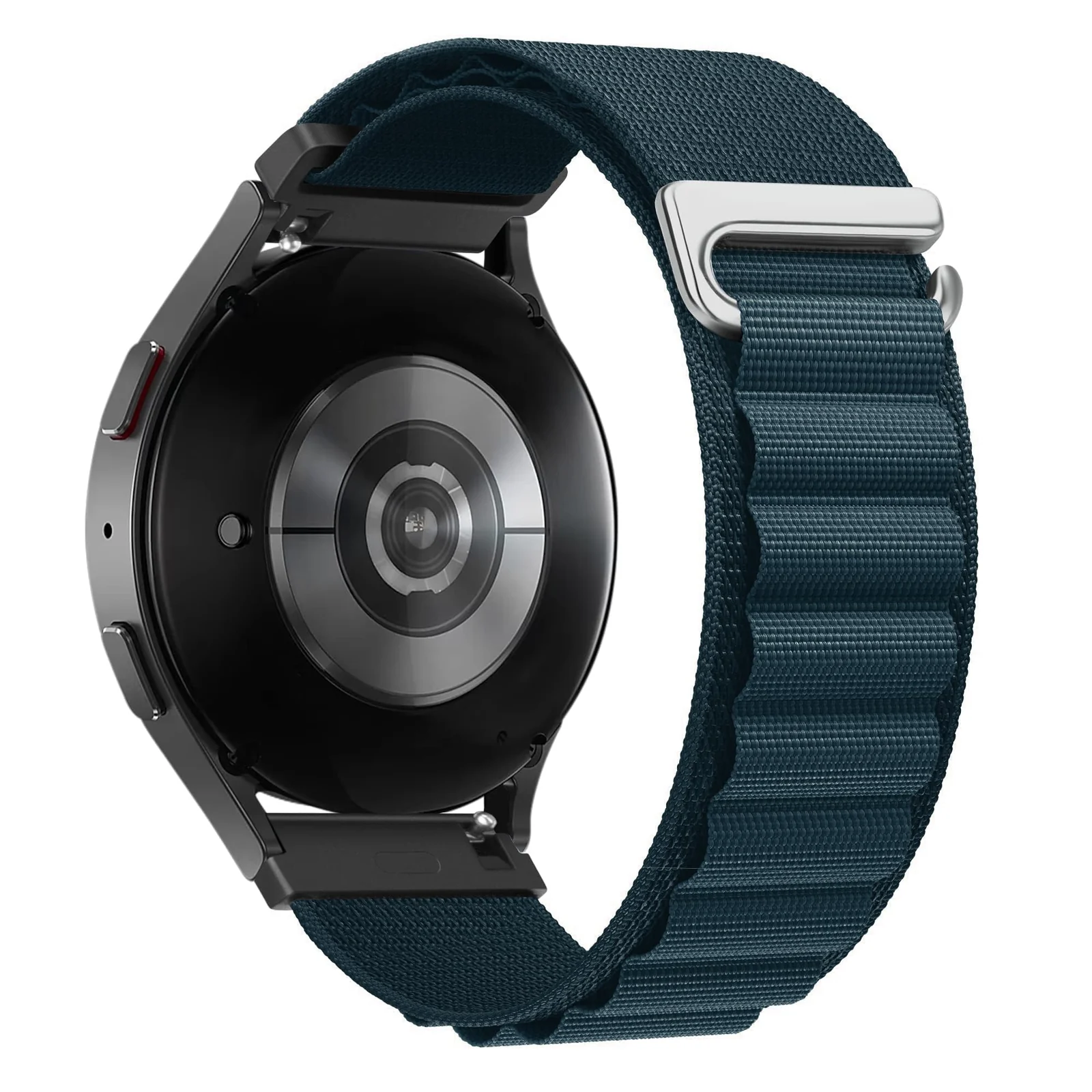 DL3 Mobilak Alpine Loop Bands Sport Nylon 20MM For Samsung Galaxy Watch 7 6 5 4 40mm 44mm/5 Pro 45mm/S2 classic/active 2 40mm 44mm/Amazfi GTS 2/2e/GTS 3/3 Pro/GTS 4/GTS 2 Mini/3 Mini/4 Mini/Bip 3 Pro - Rainforest Green