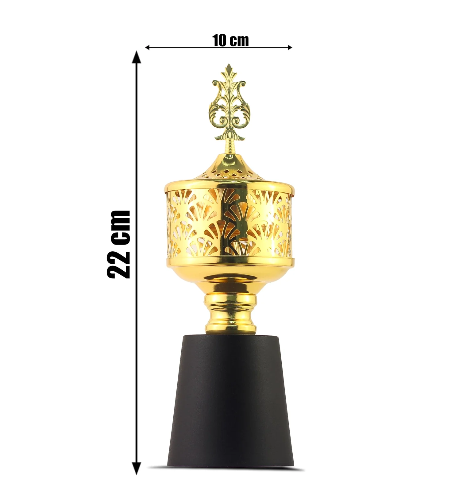 Mobigon Charcoal Incense Burner, Bakhoor Burner, Oud Frankincense Incense Burner, Vintage Arabic Burner, Suitable For Arabian Oud, Yoga, Spa and Aromatherapy, Office & Home Decor - Style 33