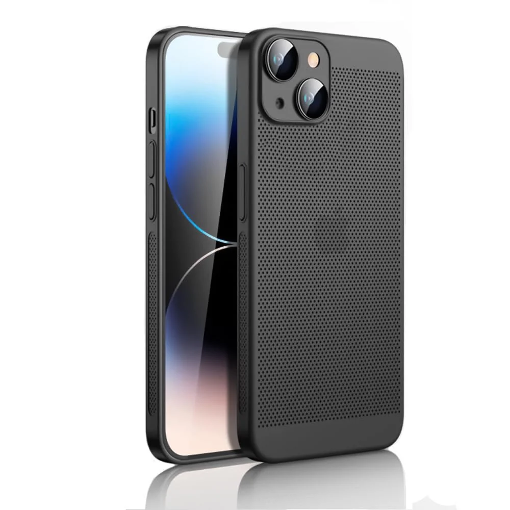 DL3 Mobilak Heat-Dissipation Hard PC Case with Built-In Camera Lens Protector for iPhone 13 6.1-Inch