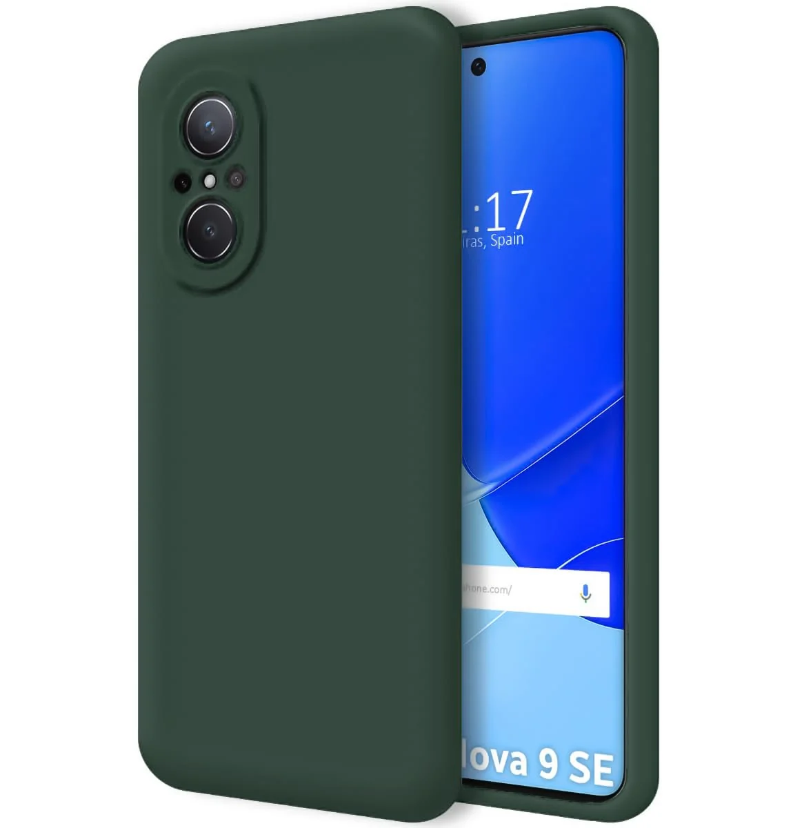 Dl3 Mobilak Huawei nova 9 SE Case,Soft Flexible Silicone Gel Rubber Bumper Cover,Slim Fit Full Body Shockproof Protective Phone Case (Light Purple)