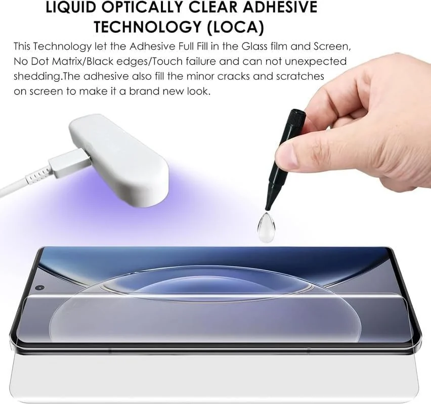 DL3 Mobilak Full Glass Screen Protector For OPPO Reno 12 Pro 5G - Tempered Glass, Full Glue Cover, Fingerprint Unlock - Clear