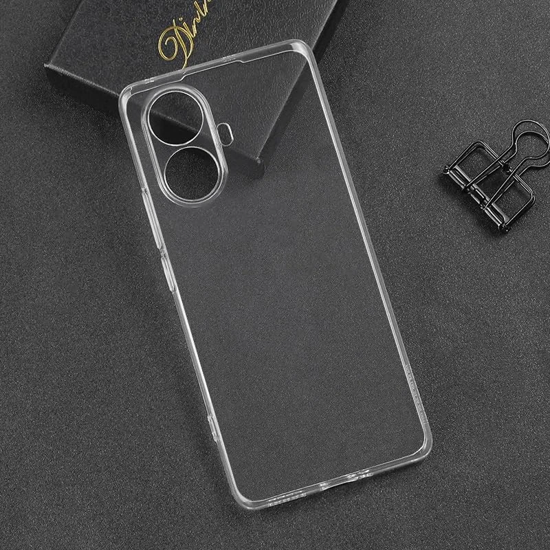 DL3 Mobilak Case Compatible with realme 10 Pro+ Plus 5G Case Crystal Soft TPU Gel Case Flexible Silicone Anti-Scratch Camera Protection TPU Cover - Clear