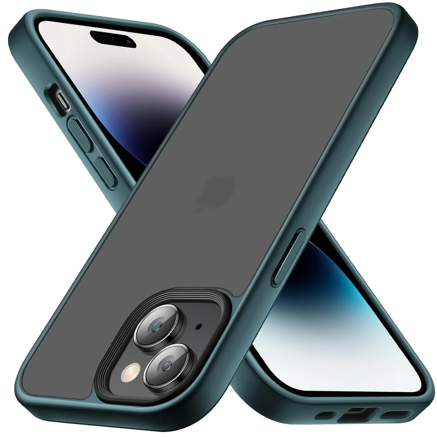 iPhone 13 / iPhone 14 6.1-Inch — DL3 Mobilak Matte Protective Case for iPhone 13 / iPhone 14 with Camera Protection and Shockproof Design