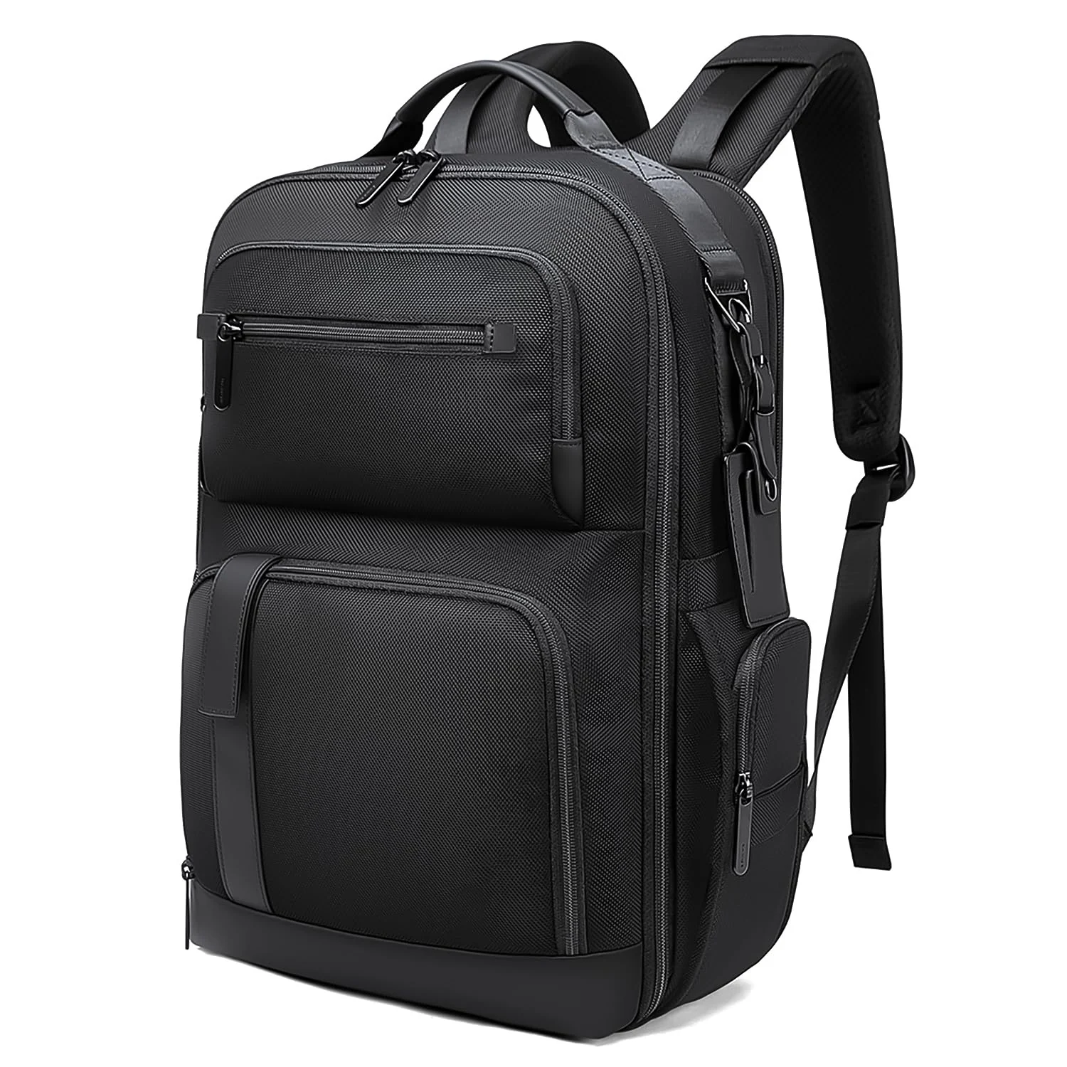 Mobigon 17 Inch Laptop Backpack Durable Business Computer Travel Backpack with USB Charging Port, Lightweight Casual Bag Daypack for College School Work Office Men, MacBooks, Surface - Black