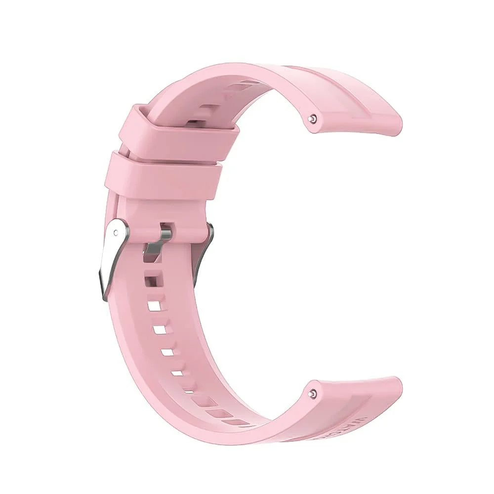 DL3 Mobilak Silicone Band 20MM For Samsung Gear Sport/Watch 6/5/4 40mm 44mm/Watch 6 Classic 43mm 47mm/ 5 Pro 45mm/S2 classic/Active 2 40mm 44mm/Amazfit GTS/2/2e/GTS3/3 Pro/GTS4/2 Mini/3 Mini/4Mini - A.Pink