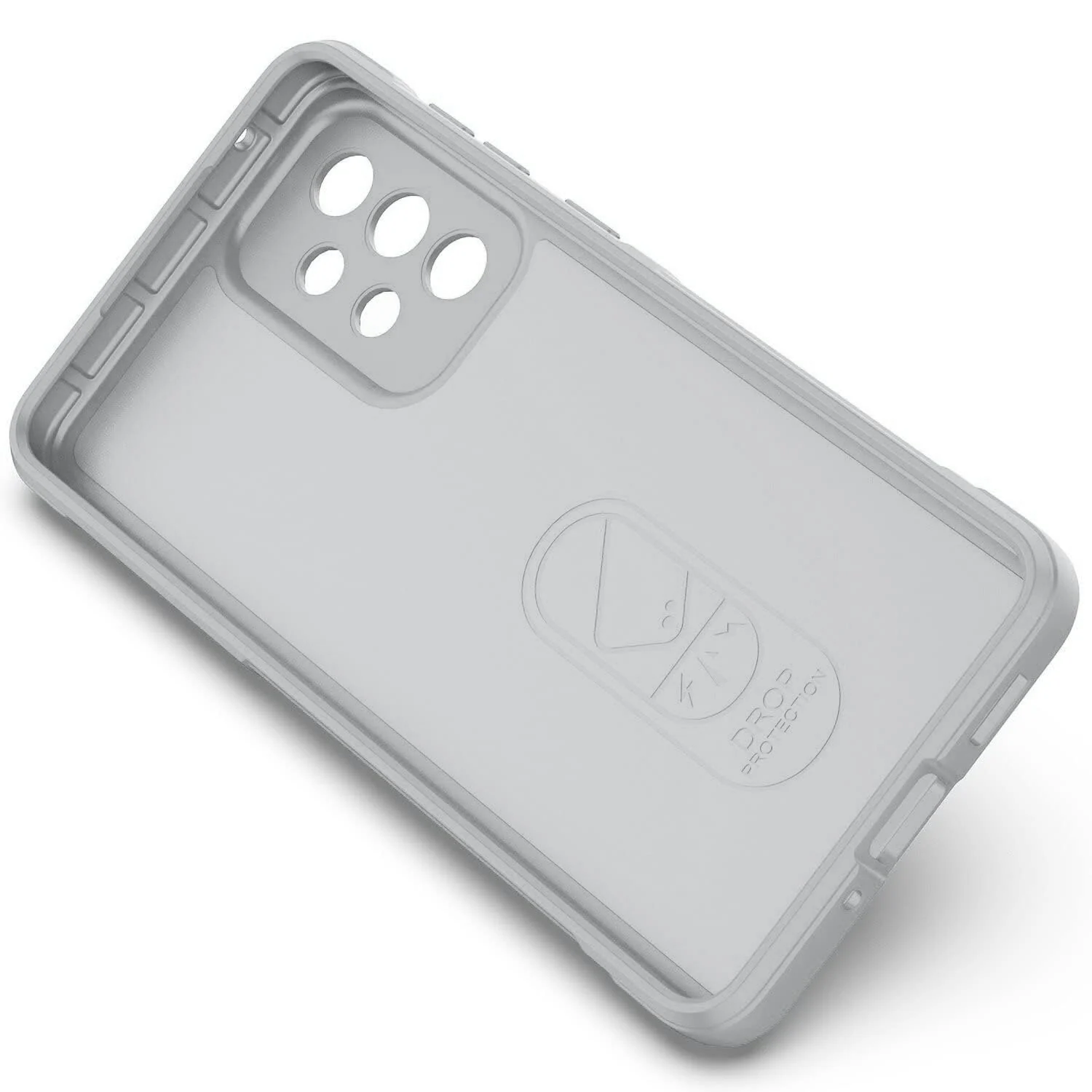 DL3 Mobilak Flexible Silicone and TPU Protective Case with Camera Protection for Samsung Galaxy A33 5G - Gray