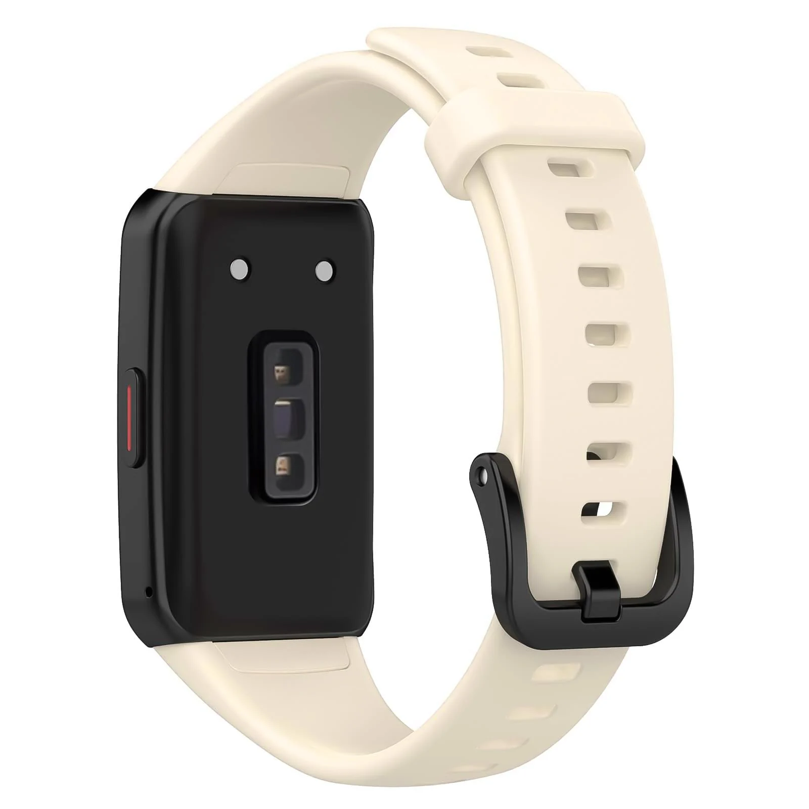 DL3 Mobilak Bracelet Compatible With Huawei Band 6/Honor Band 6/Band 6 Pro/Band 6 NFC Wristbands for Men Women, Silicone Strap, Waterproof Sports Replacement Straps - Beige
