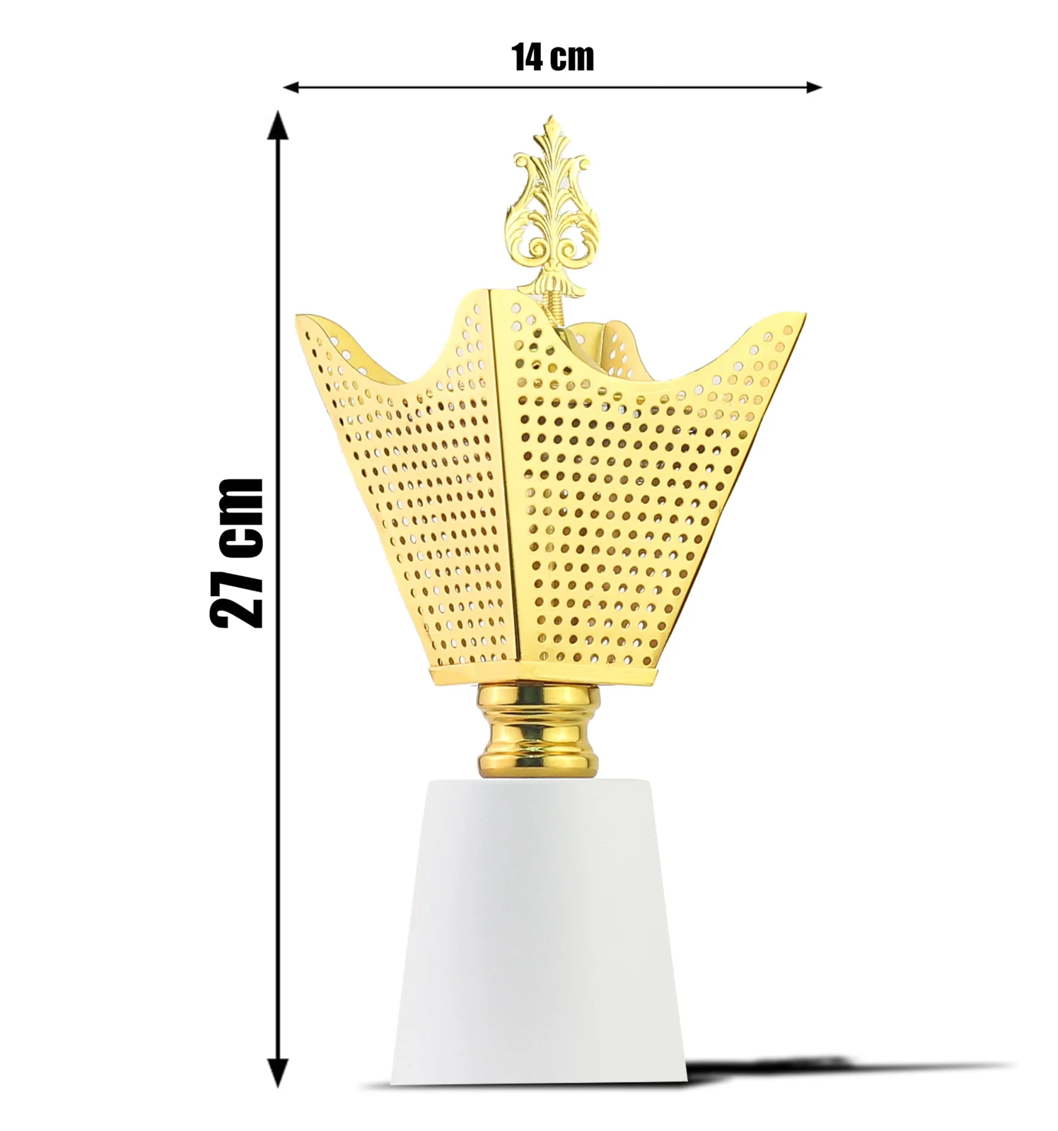 Mobigon Charcoal Incense Burner, Bakhoor Burner, Oud Frankincense Incense Burner, Vintage Arabic Burner, Suitable For Arabian Oud, Yoga, Spa and Aromatherapy, Office & Home Decor - Style 39