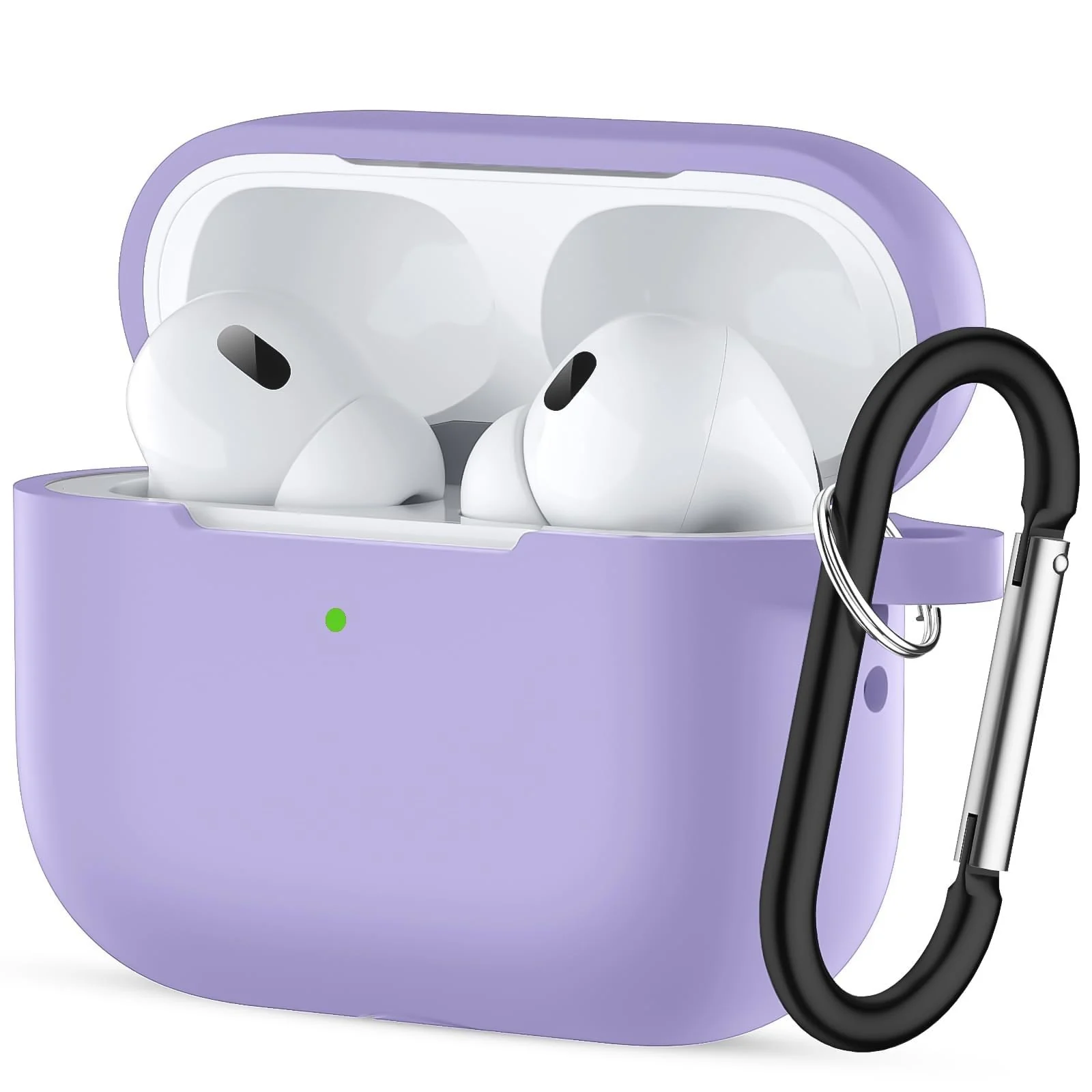 DL3 Mobilak Compatible with AirPods Pro 3 (2025) Generation Case Cover, Protective Silicone Skin with Keychain for Women Men for Apple AirPods Pro Gen 3 (2025), Front LED Visible