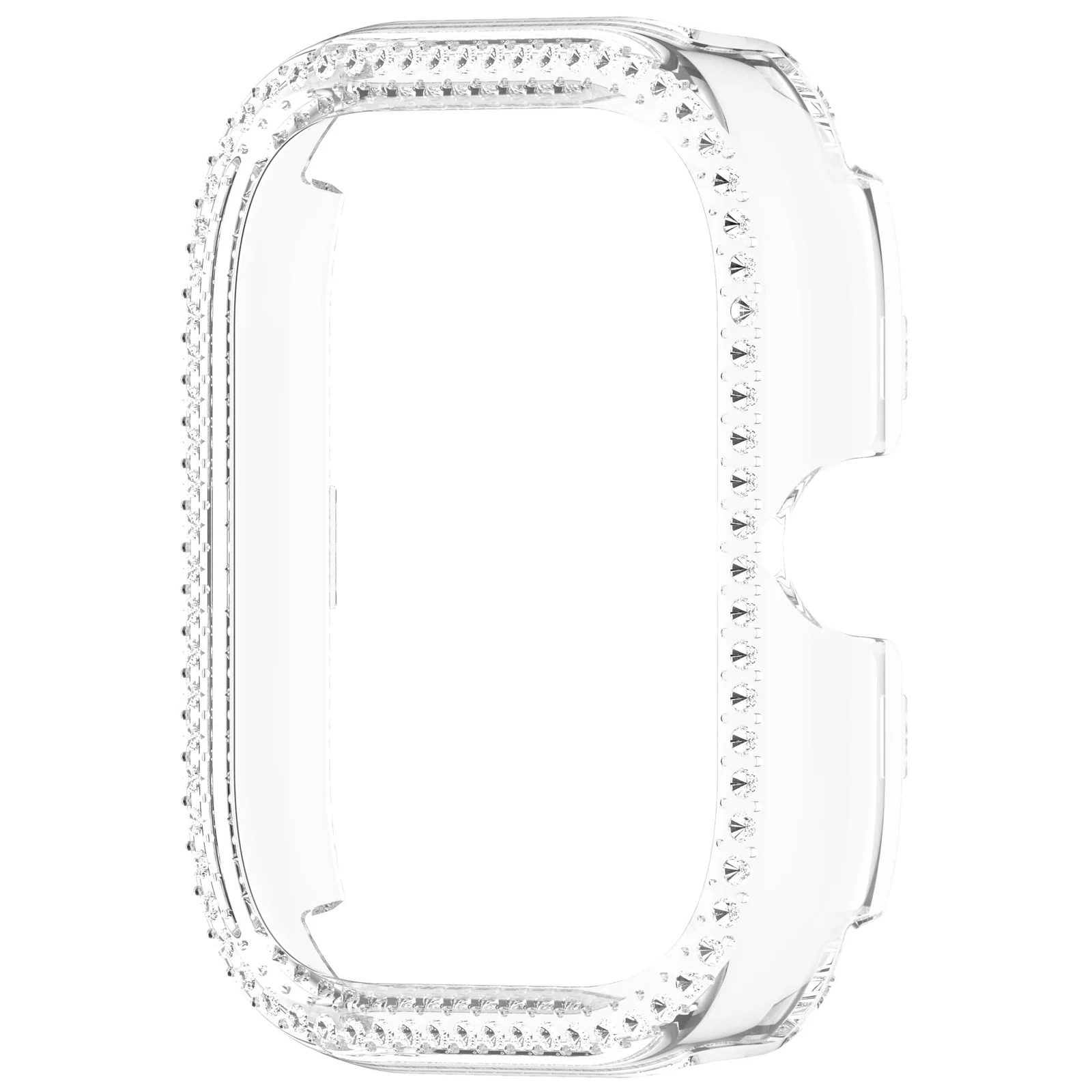 DL3 MOBILAK Bling Hard PC Watch Bumper Case for Xiaomi Redmi Watch 4 and Redmi Watch 5 - Clear