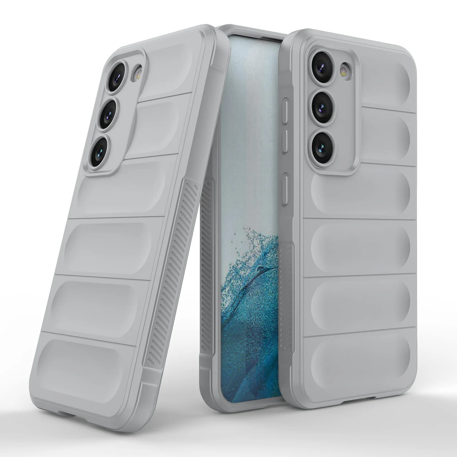DL3 Mobilak Silicone Case for Samsung Galaxy S23+ Plus Heavy Duty Protective [Slim Fit] Shockproof Soft Flexible Protective Design Shock-Absorption TPU Cover With Camera Protection