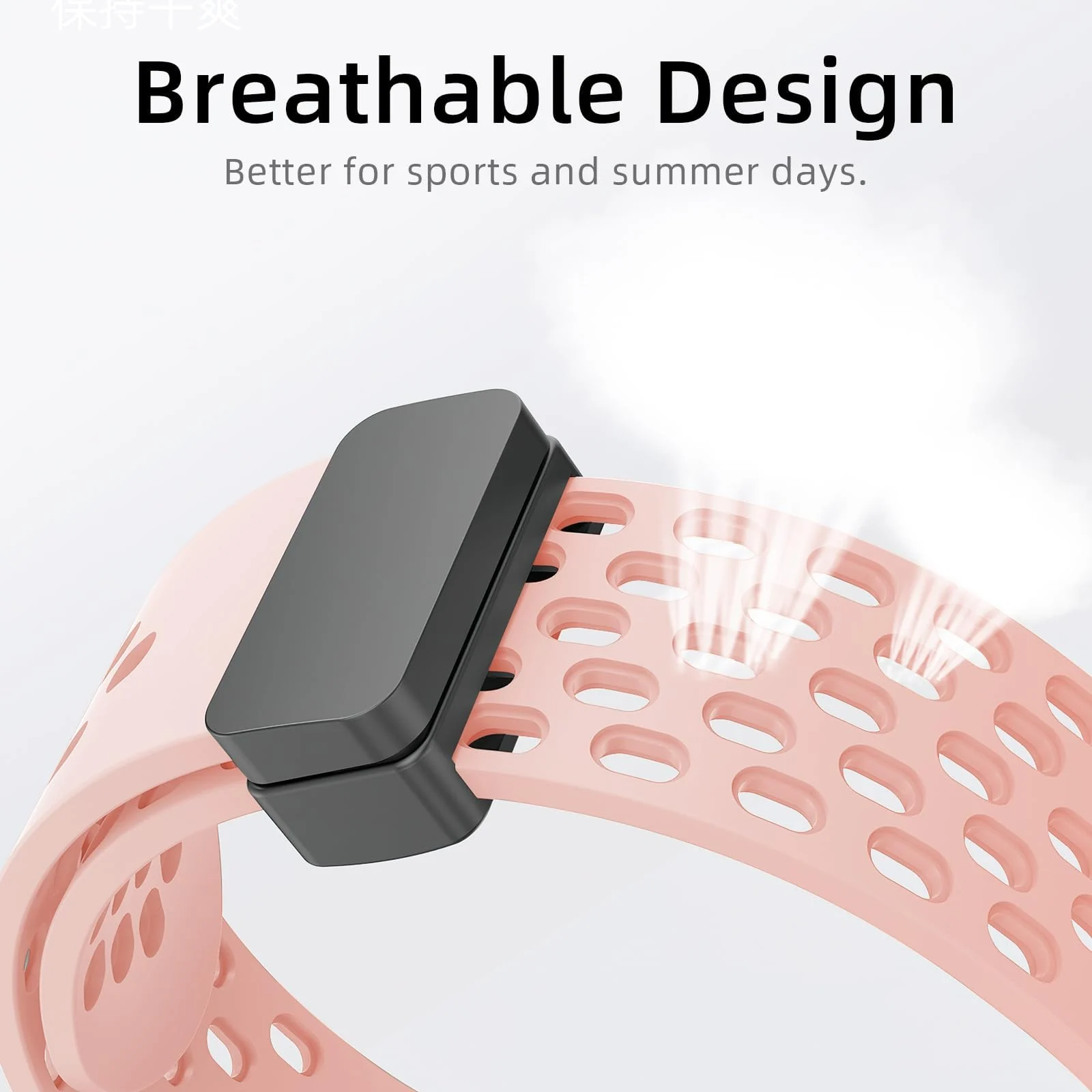 DL3 Mobilak Magnetic Bands for Apple Watch Band 41mm 40mm 38mm, for Women Men, Soft Silicone Magnetic Buckle Breathable Sport Watch Strap for iWatch Series SE 8 7 6 5 4 3 2 1 - Pink