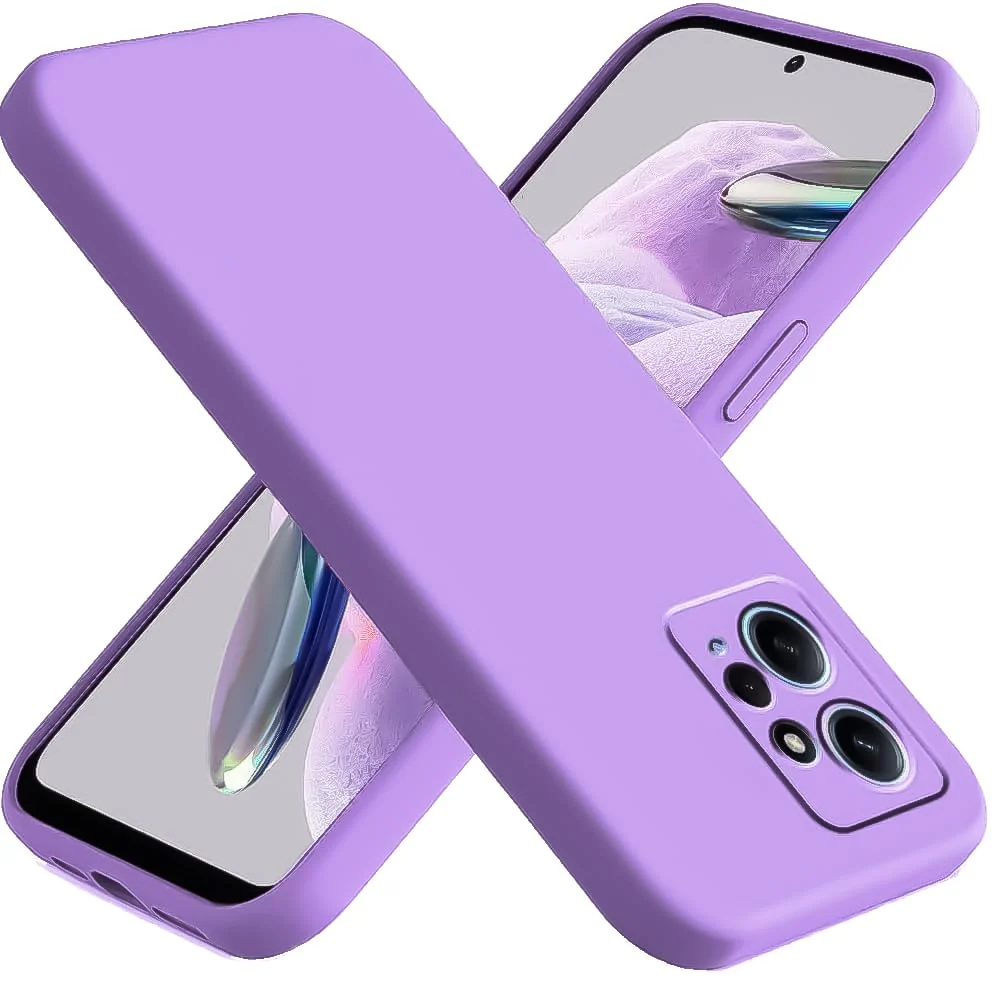 Dl3 Mobilak Xiaomi Redmi Note 12 4G Case,Soft Flexible Silicone Gel Rubber Bumper Cover,Full Body Shockproof Protective Phone Case (Light Green)