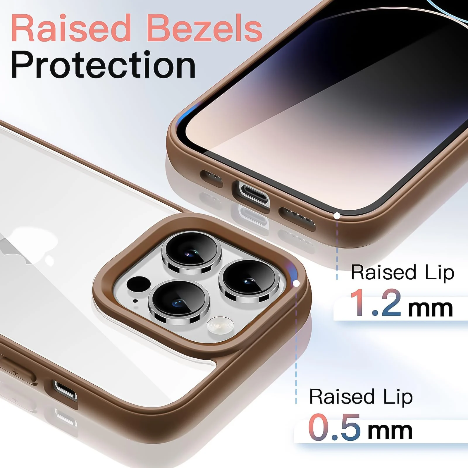 DL3 Mobilak Clear Protective Case for iPhone 11 - Desert Brown