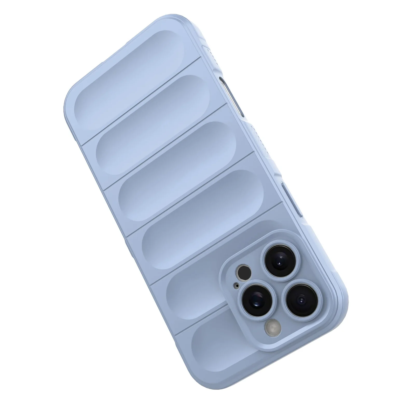 DL3 Mobilak Rugged Protective Case for iPhone 16 Pro 6.3-Inch, Camera protection, Shock-absorbing protection, Non-slip grip - Baby Blue