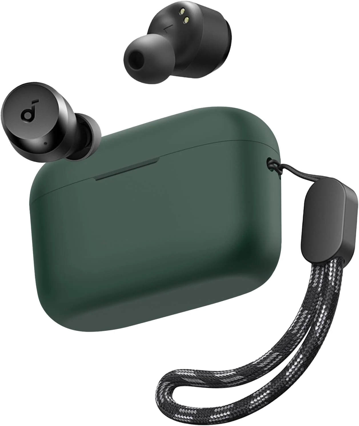 DL3 Mobilak Silicone Cover Case Compatible with Soundcore by Anker A20i Portable Protective Case Cover With Keychain