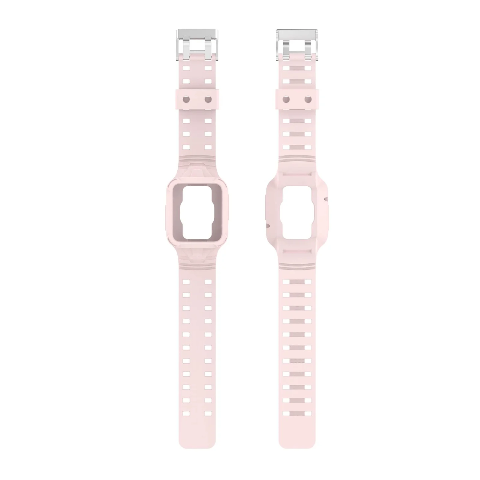 DL3 Mobilak Replacement Wrist Band Compatible with Xiaomi Redmi Watch 2 Lite/Mi Watch Lite/Poco Watch/Redmi Watch 2/Horloge 2, Adjustable Soft Silicone Wrist Strap with Cover - Black