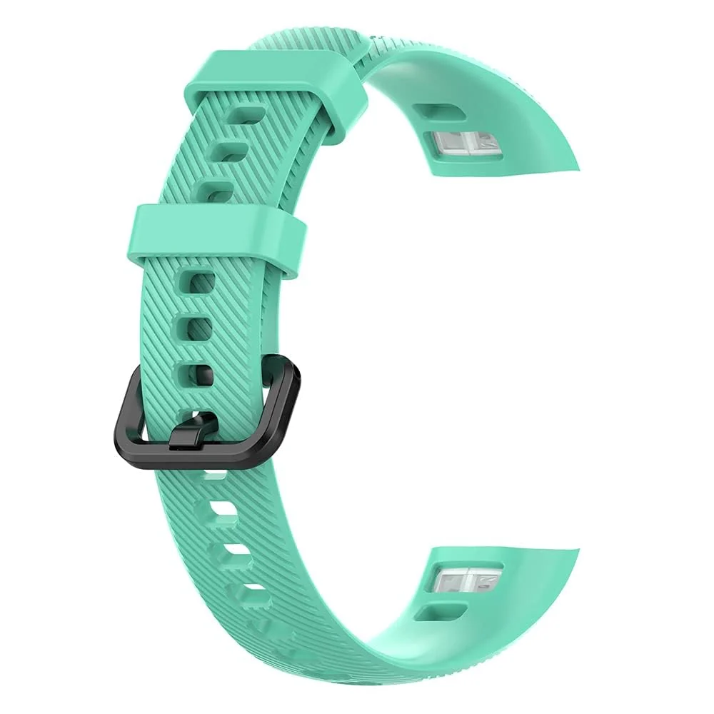 DL3 Mobilak Compatible for Honor Band 5/Honor Band 4 Strap, Soft Silicone Sport Wristband Adjustable Accessory Bracelet Replacement Band for Honor Band 5/Band 4 (Mint) - Mint Green