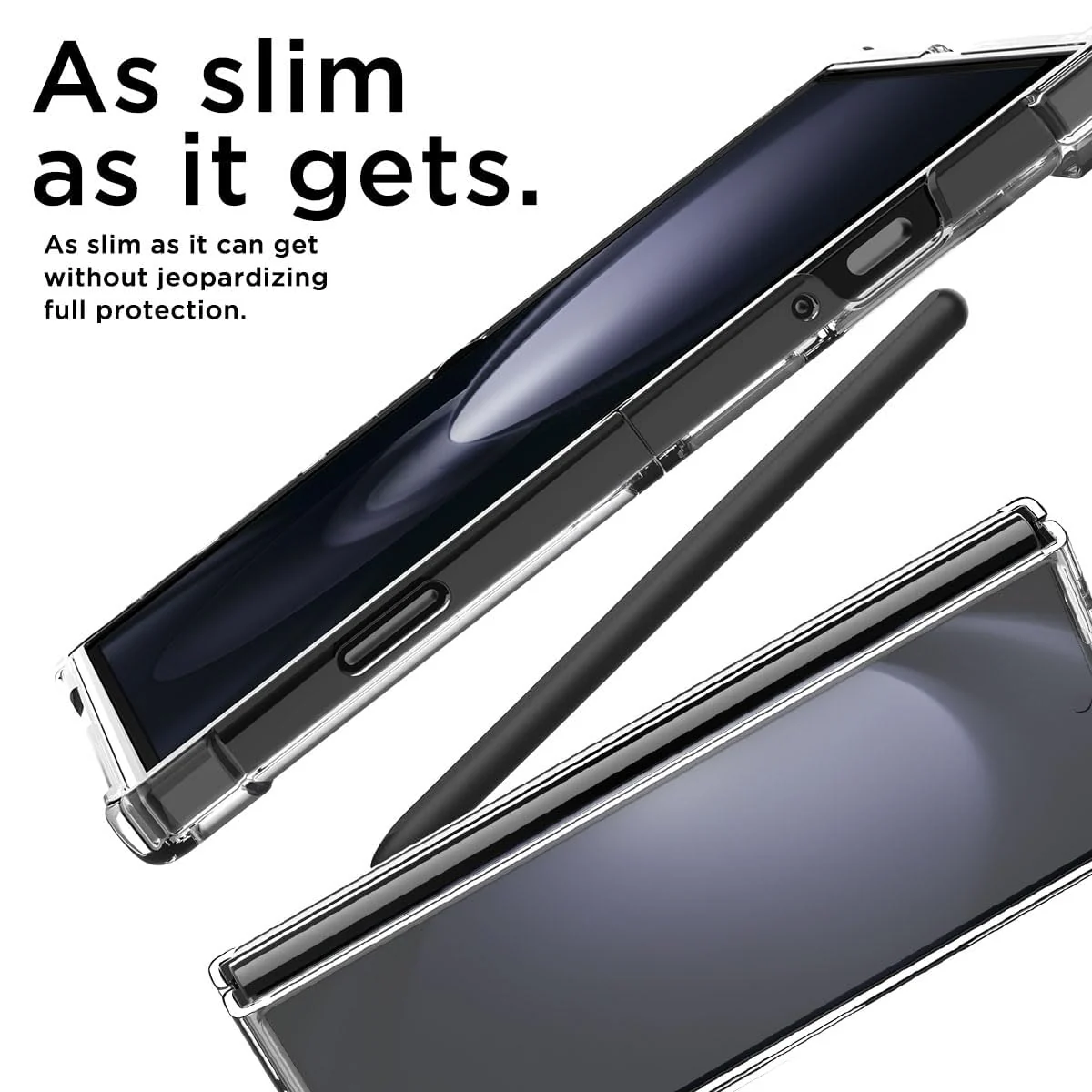 DL3 Mobilak for Case for Samsung Galaxy Z Fold 6 (2024), Magnetic Case for MagSafe, Anti Yellowing Hard PC Back Slim Shockproof Anti-Scratch Phone Case Cover for Samsung Z Fold 6 - Clear