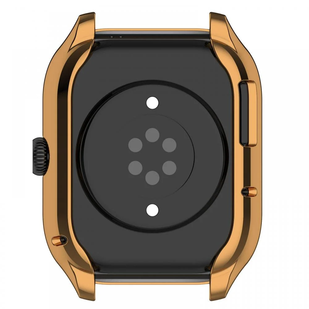 DL3 Mobilak Case Compatible with Amazfit GTS 4 (Not for GTS4 Mini) Case Watch Soft TPU Shockproof Cover Slim Guard Thin Bumper Shell Protector For Amazfit GTS4 - Rose Gold
