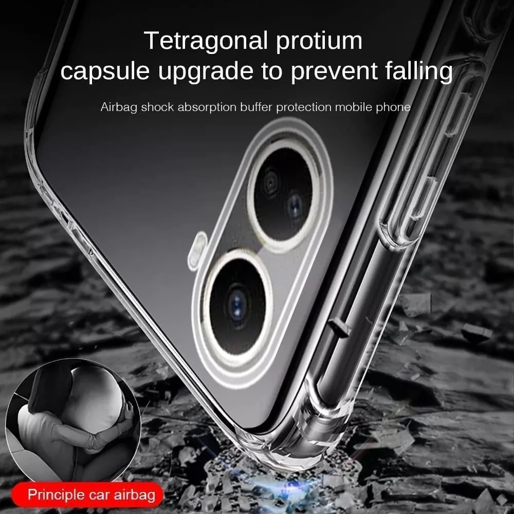 DL3 Mobilak Clear TPU Case for Huawei Nova 10SE, Camera protection, Shock-absorbing protection, Non-slip grip - Clear