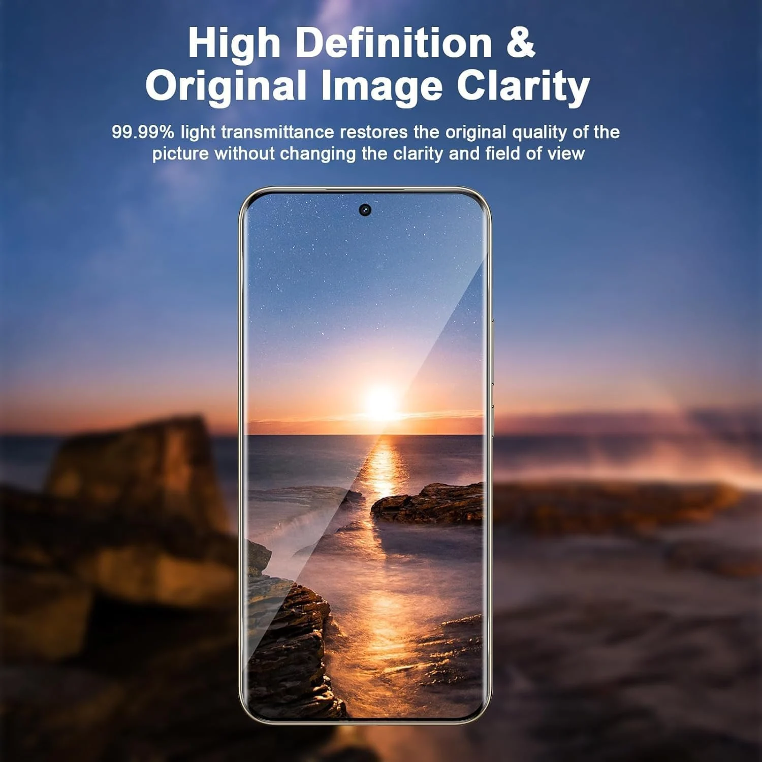 MOBIGON 9H Case-Friendly Tempered Glass Screen Protector for realme 16 Pro Plus 5G, Clear