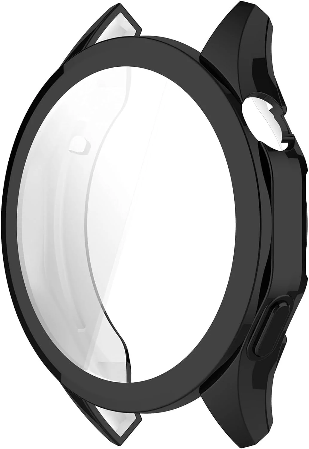 DL3 Mobilak Case Compatible with Huawei Watch GT4 46MM Case All-Around Screen Protector Watch Soft TPU Shockproof Cover Slim Guard Thin Bumper Shell Protector - Black