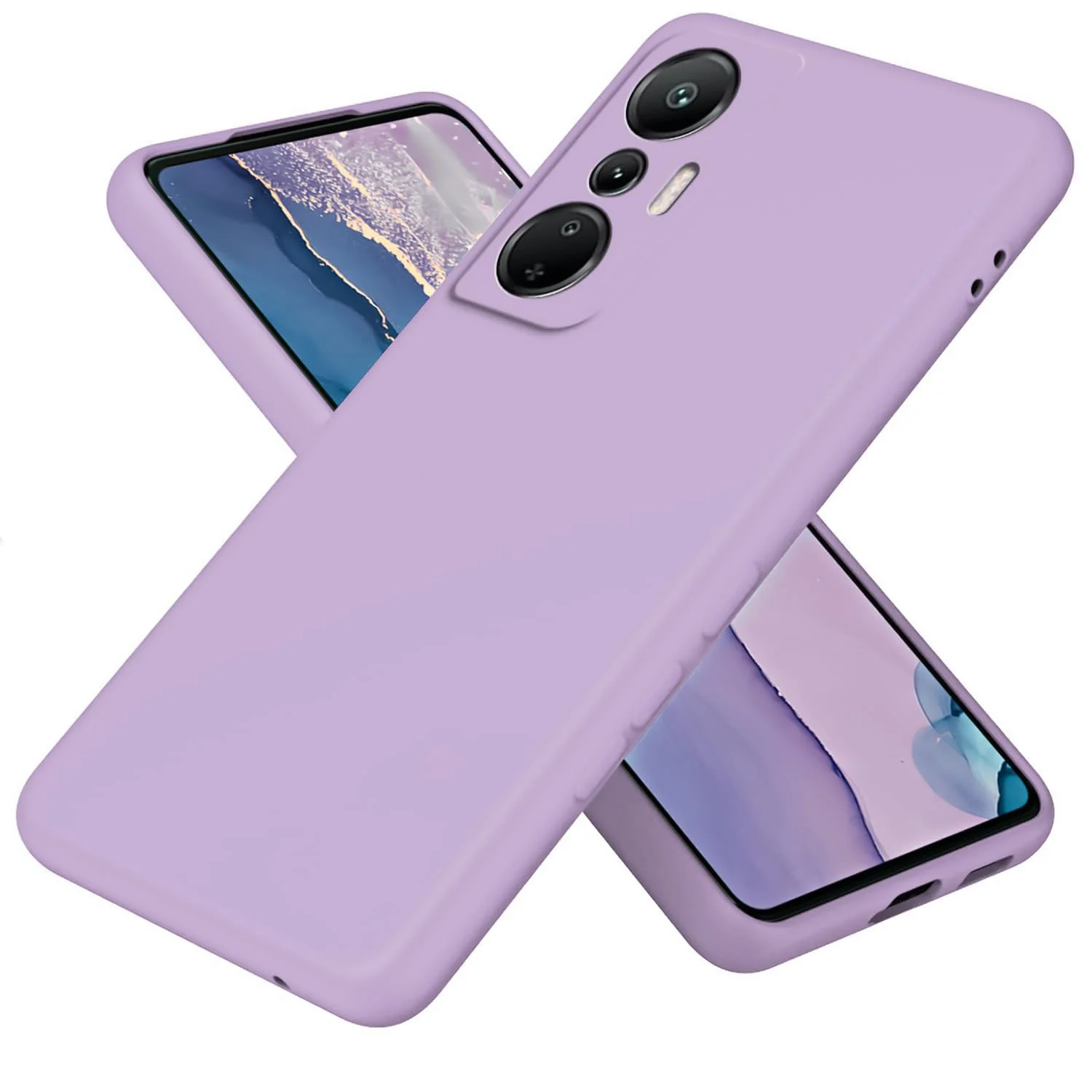 Infinix Hot 20 4G — DL3 Mobilak Liquid Silicone Case for Infinix Hot 20 4G, Not compatible with MagSafe, Supports wireless charging, Camera protection